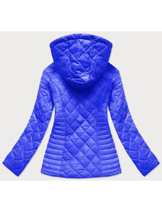 Ann Gissy Svetlo modrá prešívaná dámska bunda s kapucňou (LY-01)