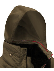 Go-Start Krátka hnedá dámska zimná prešívaná bunda (WZ105)