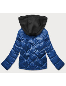 BH FOREVER Modro / čierna dámska bunda s kapucňou (BH2003BIG)