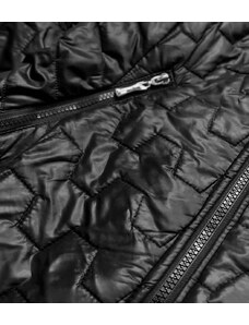 S'WEST Čierna prešívaná dámska bunda (BR0121)