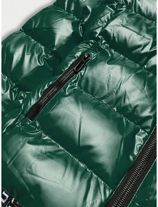 SPEED.A Zelená metalická dámska bunda s kapucňou (XW808X)