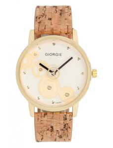 Korkové náramkové dámske hodinky Giorgie TC19034