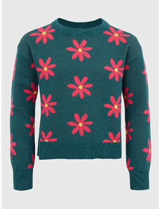 GAP Kids sweater pattern flowers - Girls