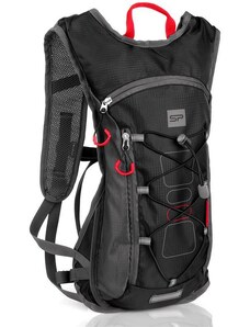 Spokey FUJI Sport, cycling and running backpack, black, 5 l