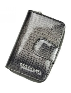 Dámska kožená malá peňaženka sivá - Gregorio Manuella šedá