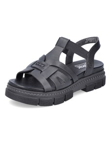 Dámske sandále RIEKER V5352-00 čierna S4