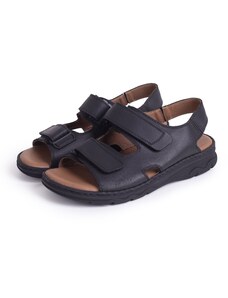 Vlnka Pánske kožené sandále Robert tmavo hnedá veľkosti obuvi - dospelí 45
