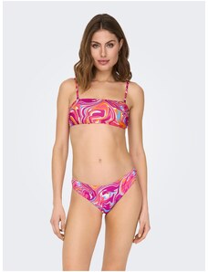 Dark pink Women's Patterned Swimwear Upper ONLY Lolli - Women