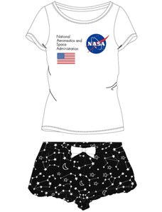 E plus M Dámske krátke bavlnené pyžamo NASA