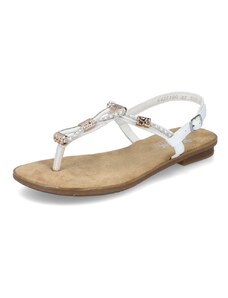 Dámske sandále RIEKER 64271-80 biela S4