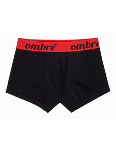 Ombre Clothing Pánske boxerky - čierna-červená U283