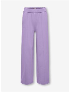 Purple Girly Wide Pants ONLY Poptrash - Girls