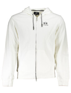 Športová Pánska Mikina so zipsom LA MARTINA Biela