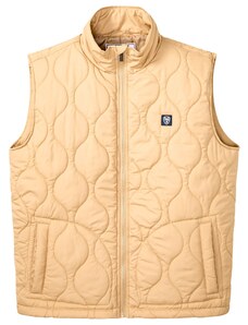 bonprix Prešívaná vesta z recyklovaného polyesteru, farba béžová, rozm. 46