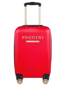 Puccini --Cestovný kufor na kolieskach 36 litrov - S malý, červený Los Angeles