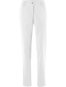 bonprix Bengalínové strečové nohavice, Slim Fit, farba biela, rozm. 40