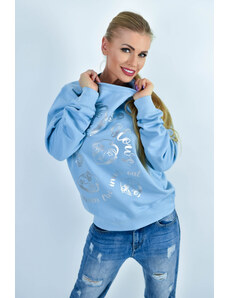 Fam Dámska mikina Luxury Sweatshirt - Bledomodrá
