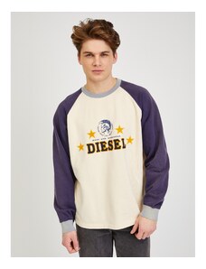 Blue-Yellow Mens Sweatshirt Diesel - Mens