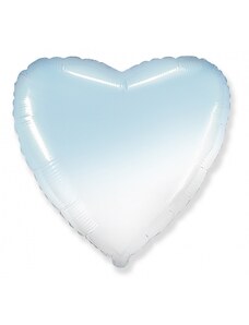 Godan Fóliový balón 32" - Srdce bielo-modré