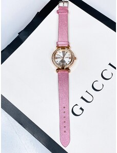 Webmoda Dámske elegantné hodinky s kamienkami - ružové