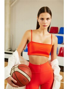 Trendyol Pomegranate Blossom Medium Support/Shaping Knitted Sports Bra