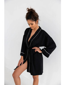 Sensis Black bathrobe Evita Black