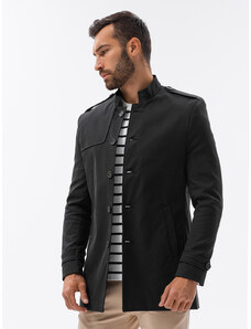 Ombre Clothing Pánsky kabát - čierna C269