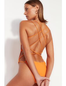 Trendyol Collection Plavky - Oranžová - Bez vzoru