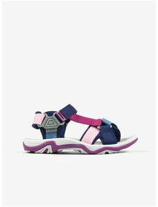 Pink-blue girls' sandals Richter - Girls