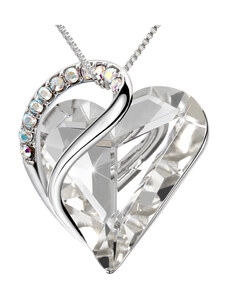 Glory náhrdelník Infinity love white crystal 603