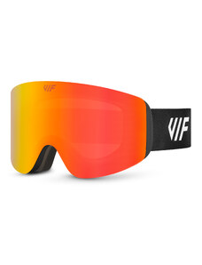 Lyžiarske a snowboardové okuliare VIF SKI & SNB Black x Fire Red