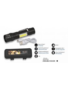 MARTINEZ ALBAINOX Baterka Albainox Compact LED Zoom nabíjateľná (350lm)