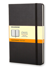 MOLESKINE Zápisník tvrdý linajkovaný čierny S (192 strán)