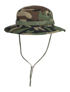 Helikon-Tex BOONIE HAT - klobúk s ochranou šije, polycotton - WOODLAND US, L - 59cm