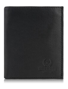 PAOLO PERUZZI Pánska kožená peňaženka s RFID | čierna IN-30-BL