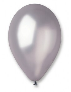 Godan Latexový balón Metalizovaný 13" / 33 cm - strieborná