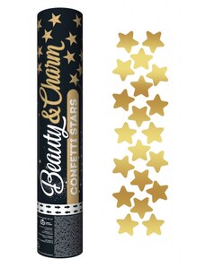 Godan Vystreľovacie konfety - Zlaté hviezdy - 30 cm