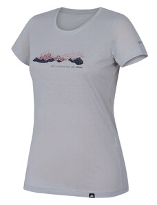 Women's quick-drying T-shirt Hannah COREY II gray violet