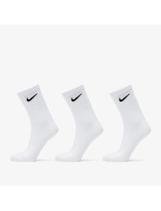 Pánske ponožky Nike Everyday Lightweight Crew Socks 3-Pack White/ Black