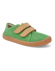 Barefoot tenisky Froddo - BF Vegan Velcro Green zelené