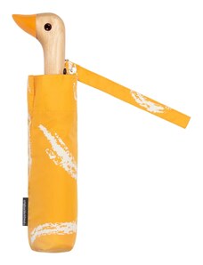 ORIGINAL DUCKHEAD - Štýlový dáždnik - oranžovo-žltý so vzorom