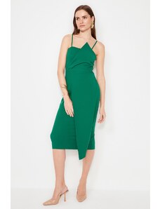 Dámske šaty Trendyol TPRSS19FZ0136/Emerald