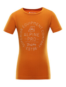 Kids cotton T-shirt ALPINE PRO DEWERO autumn maple variant pb