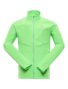 Men's softshell jacket with membrane ALPINE PRO MULT neon green gecko