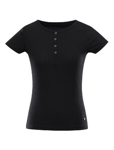 Women's cotton T-shirt ALPINE PRO CASTA black