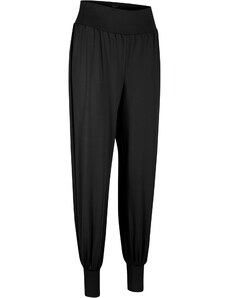bonprix Funkčné nohavice s pudlom, rýchlo schnúce, po členky, farba čierna