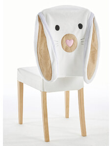 bonprix Poťah na stoličku so zajacím dizajnom (2 ks), farba béžová, rozm. 0
