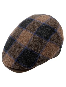 Fiebig - Headwear since 1903 Zimná vlnená pánska bekovka od Fiebig s koženým šiltom
