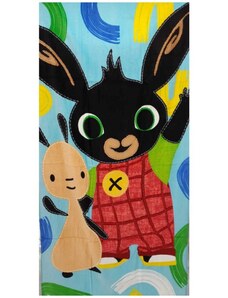 Setino Detská plážová osuška Zajačik Bing a Flop - 100% bavlna - 70 x 140 cm