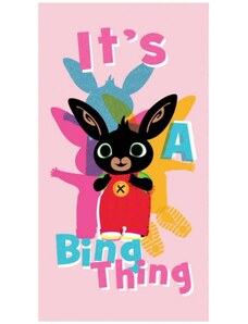 Setino Detská plážová osuška Zajačik Bing - motív It's Bing Thing - 100% bavlna - 70 x 140 cm